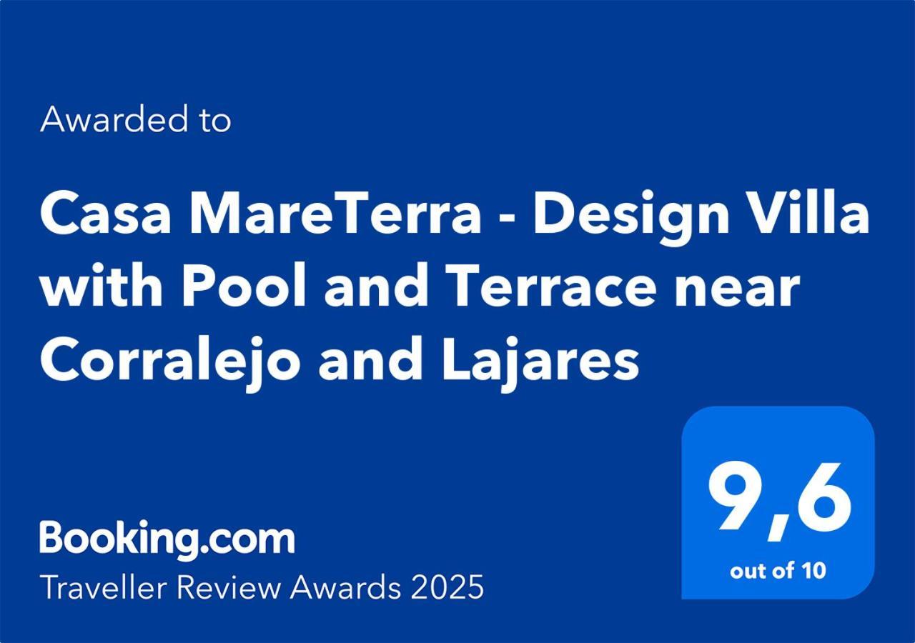 Casa Mareterra - Design Villa With Pool And Terrace Near Corralejo And Lajares Buitenkant foto